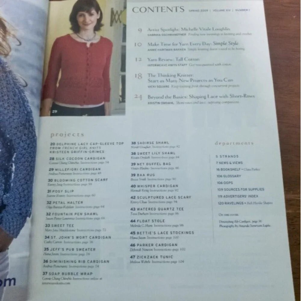Interweave Knits magazine Spring 2009